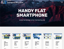 Tablet Screenshot of handylogo-sms-handyshop.de